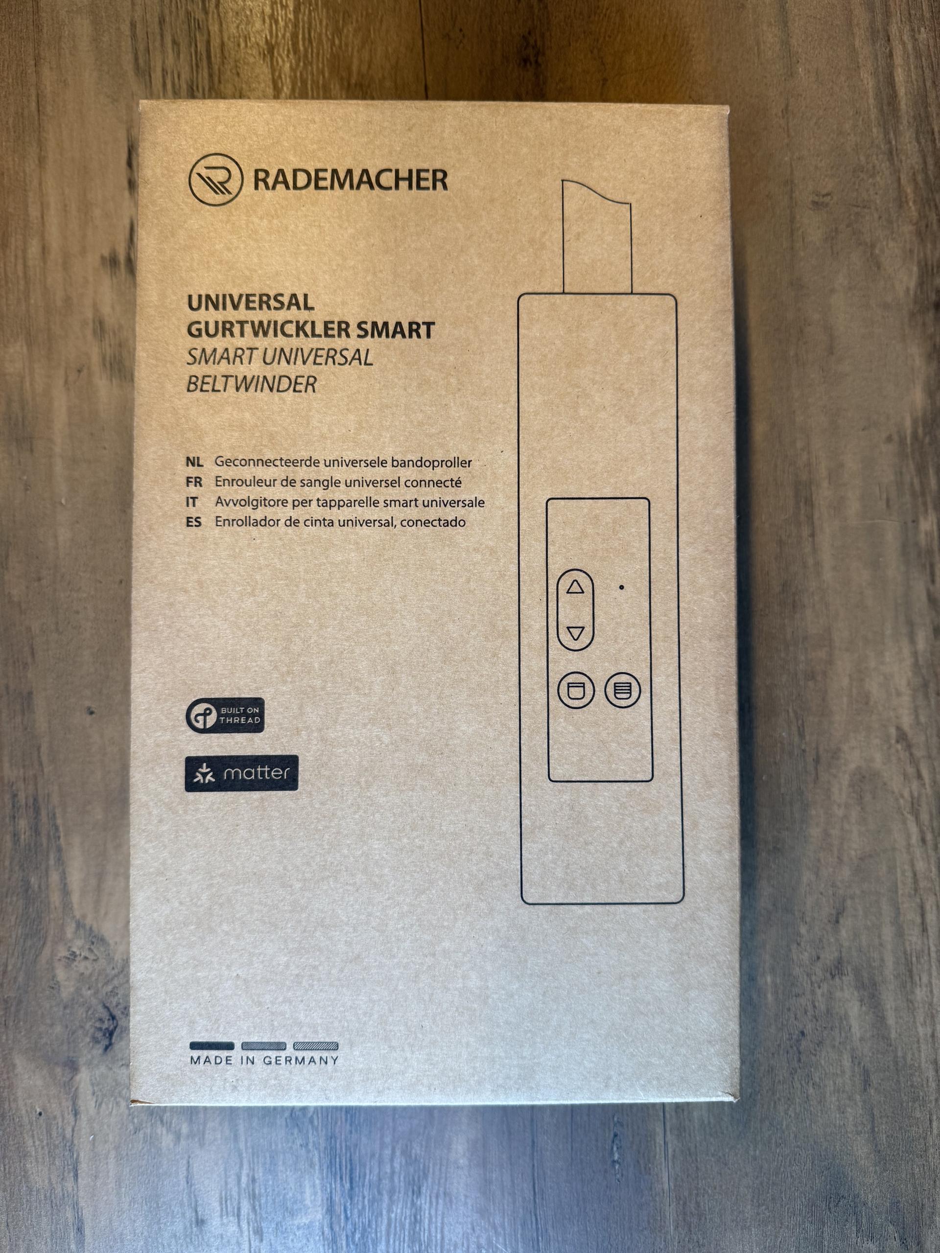Universal Gurtwickler Smart Rademacher Verpackung