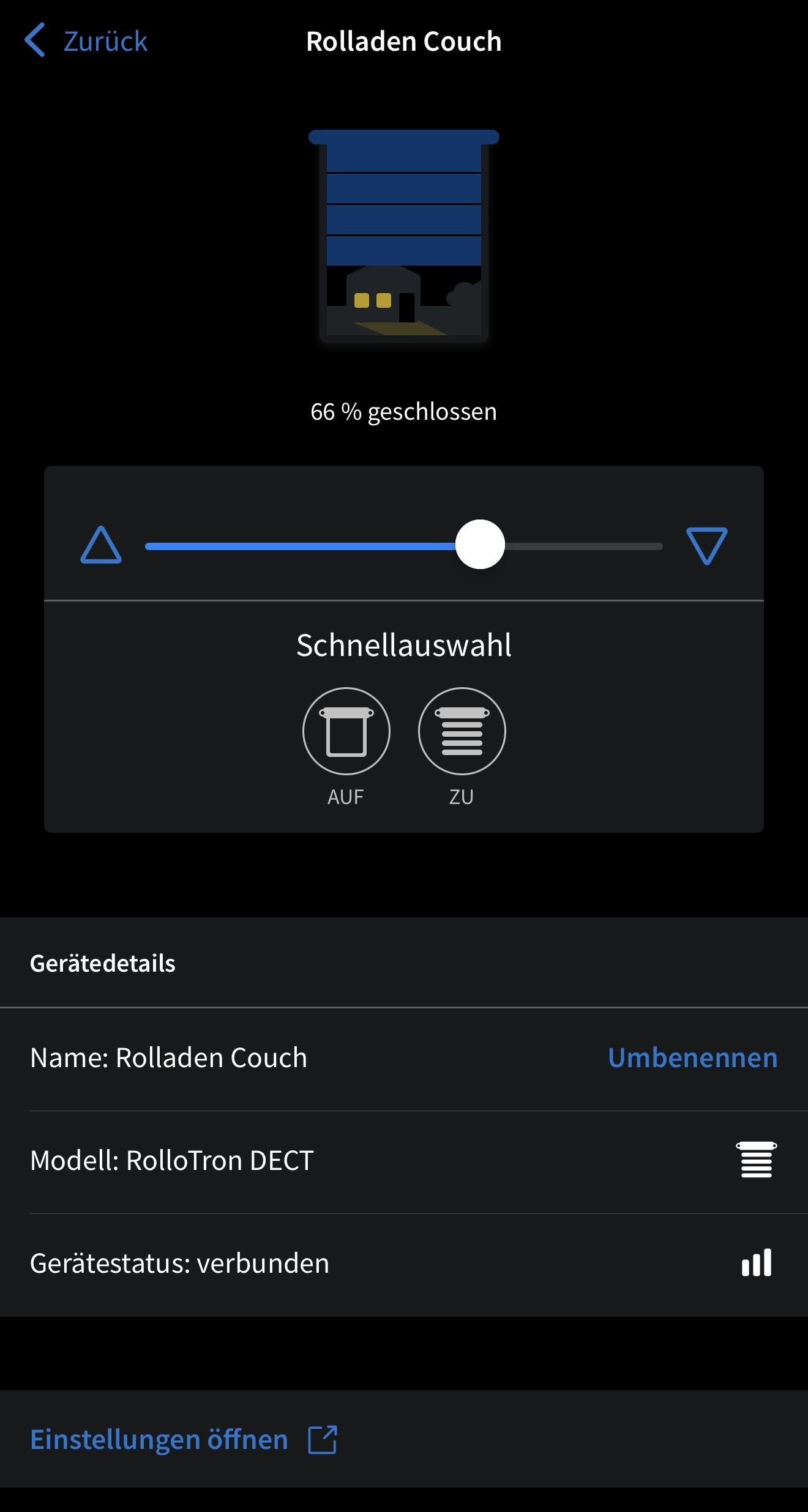 Ansicht eines einzelnen Gurtwicklers von HOMEPILOT