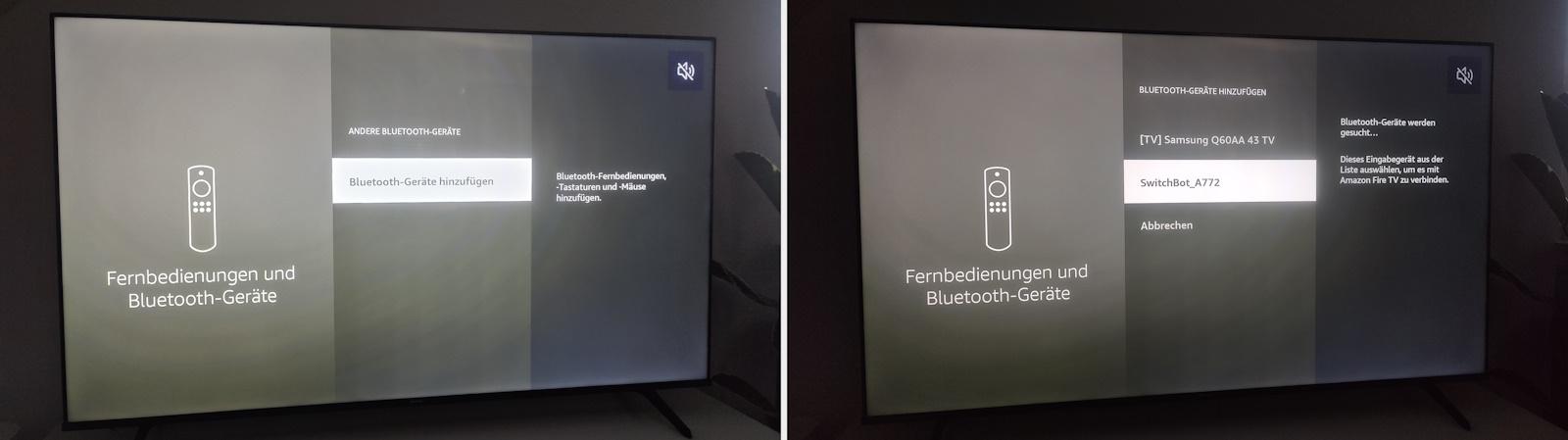 SwitchBot Fernbedienung per Bluetooth mit Fire TV verbinden