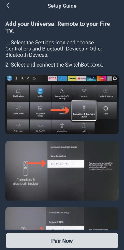 Die Fernbedienung kann einfach mit dem Fire TV verbunden werden.