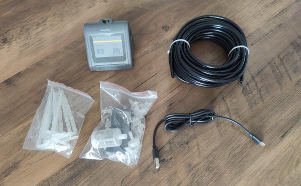 Lieferumfang des Rainpoint Bewässerungscomputers