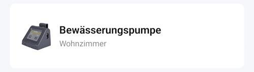 Listenansicht Rainpoint Bewässerungscomputer