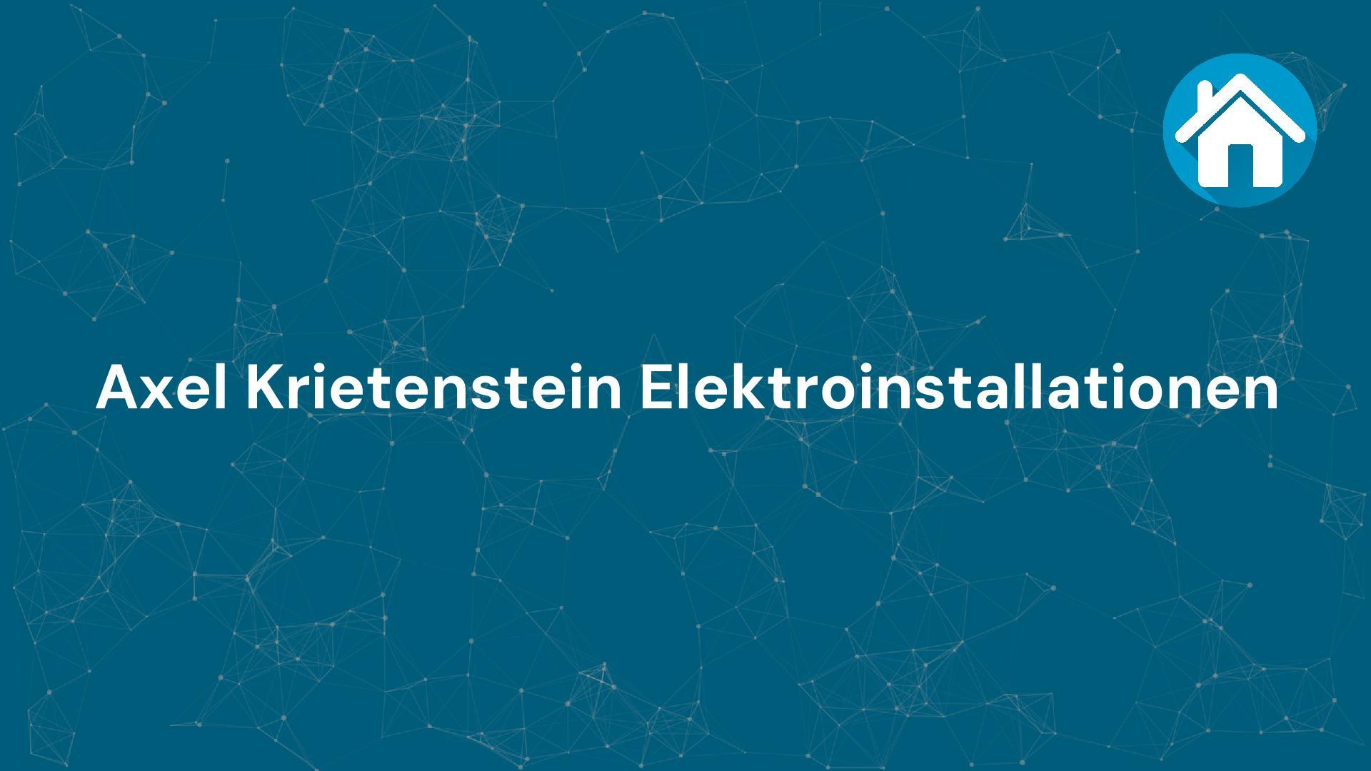 Firma Axel Krietenstein Elektroinstallationen