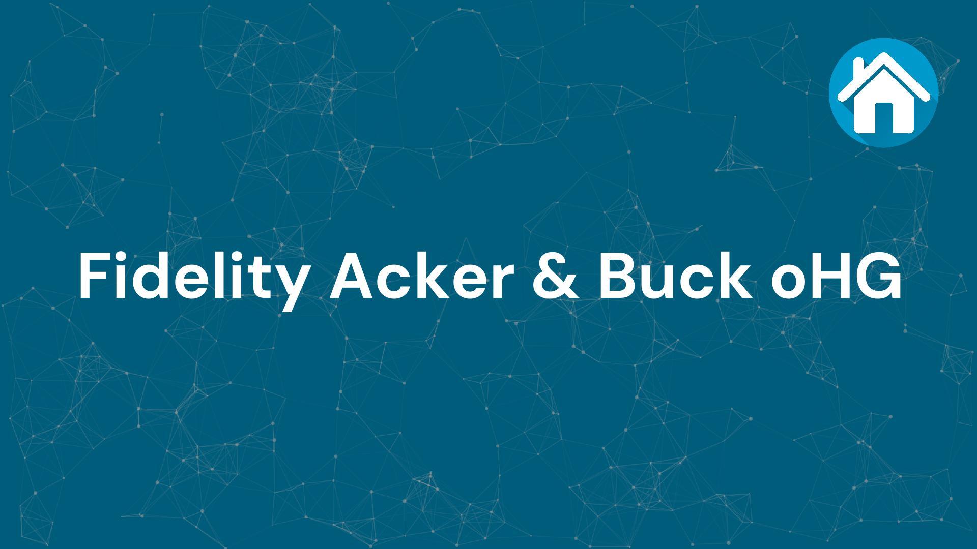 Firma Fidelity Acker & Buck oHG