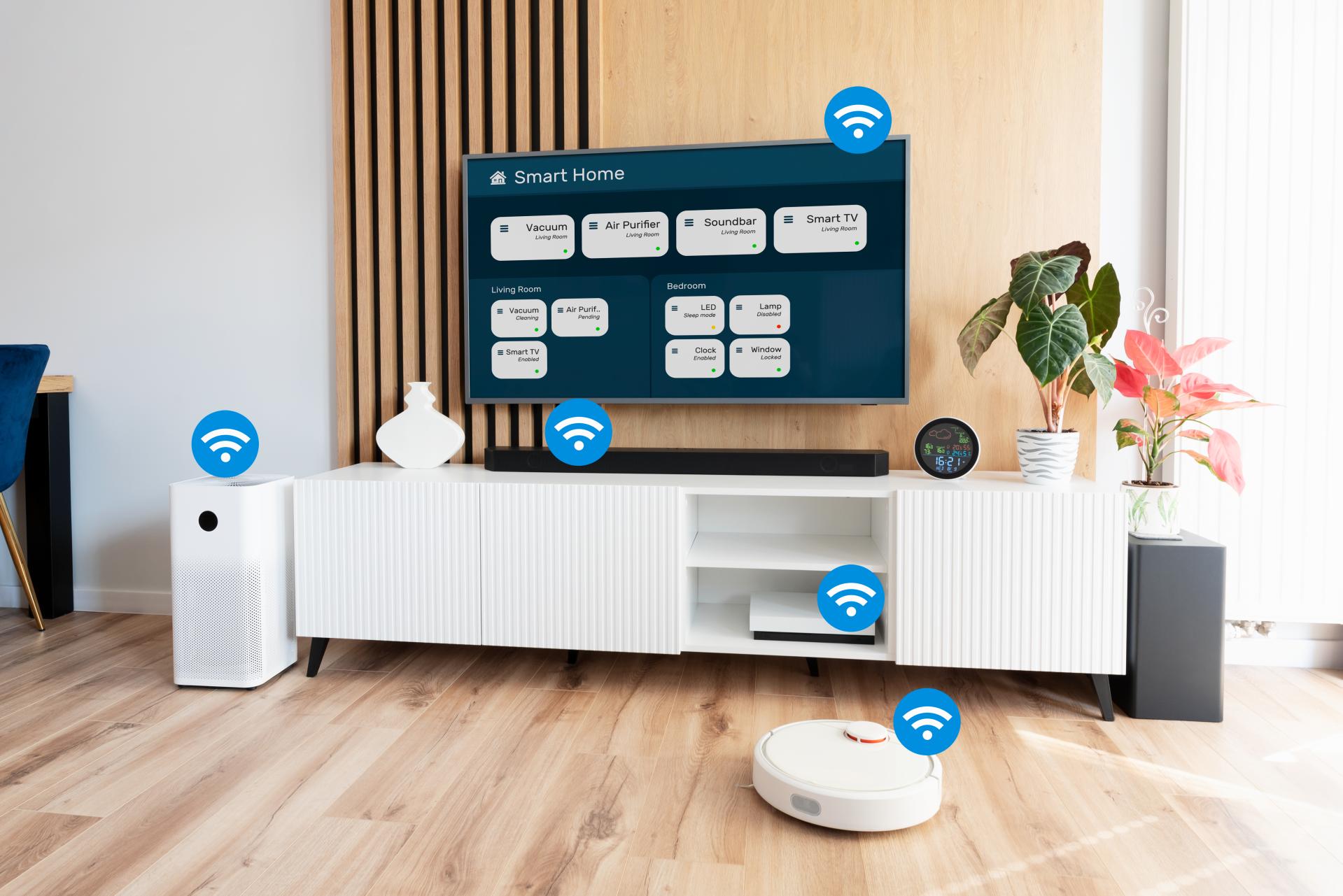 Smart-Home Geräte die miteinander kommunizieren