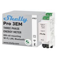 Shelly Pro 3EM (120A) | WLAN, Bluetooth & LAN 3-Phasen Energiezähler