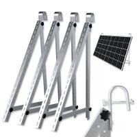 Balkonkraftwerk Halterung Solarhalterung 114cm für Geländer