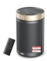 Dreo Energiesparender Heizlüfter, 34 dB Leiser 1500W Elektrischer PTC Keramik