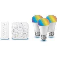 LIVARNO home Starter Kit inkl. Gateway & 3 Leuchtmittel RGB, Zigbee Smart Home
