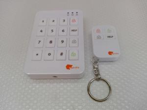 Mit den Keyfob und dem Bedienfeld kanst du die Alarmanlage umschalten.
