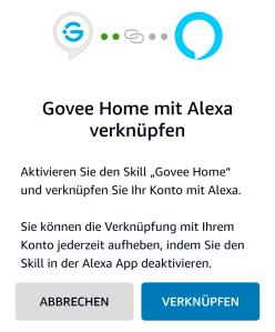 Der Govee LED Strip ist super schnell mit Alexa & Google Home verknüpft!